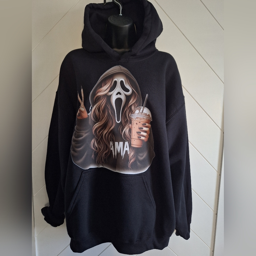 Ghostface mama hoodie